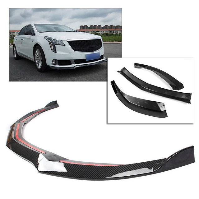 Frontspoiler Lippe Spoiler Stoßstange Kohlefaser für Cadillac XTS 2018–2019