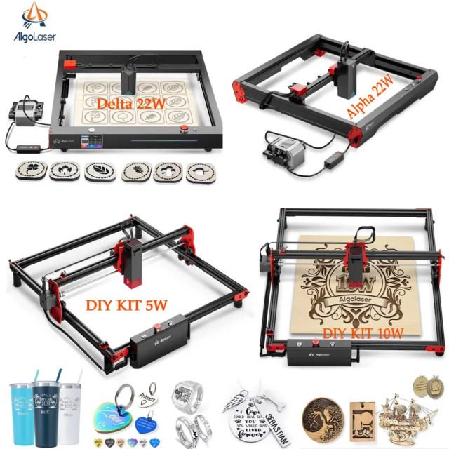 Algolaser Alpha/Delta 22W Lasergravierer Laser Graviermaschine Laser Cutter NEU