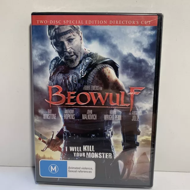 Beowulf Dvd Robert Zemeckis Film Movie Region 4 New Sealed 2 Disc Directors Cut