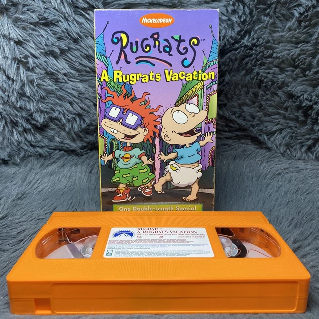 RUGRATS A Rugrats Vacation VHS 1997 Nickelodeon Orange Tape Classic