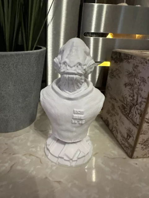 Star Wars Admiral Ackbar 3D Printed Busts ***3DElitePrints***
