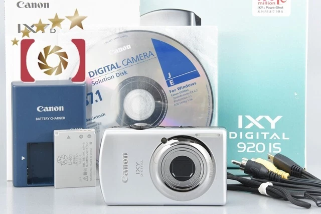 Near Mint!! Canon IXY Digital 920 IS Silver 10.0MP Digital Camera w/ Box