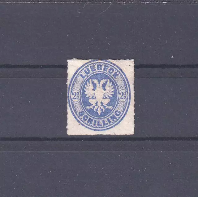 Altdeutschland Lübeck 2 1/2 S Mi.Nr. 11 ungebraucht mit Falz * 1863/65 (Mi 150€)