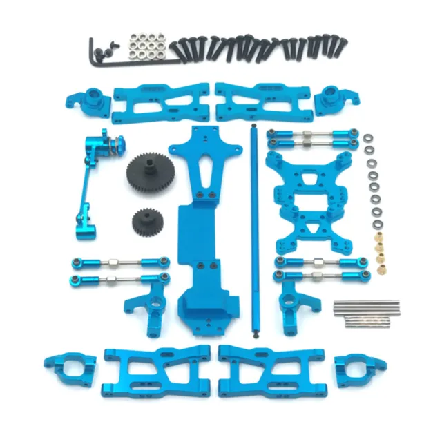 Whole Set Upgrade Spare Part Metal C Seat Steering For WLtoys 1:14 144001 RC Car