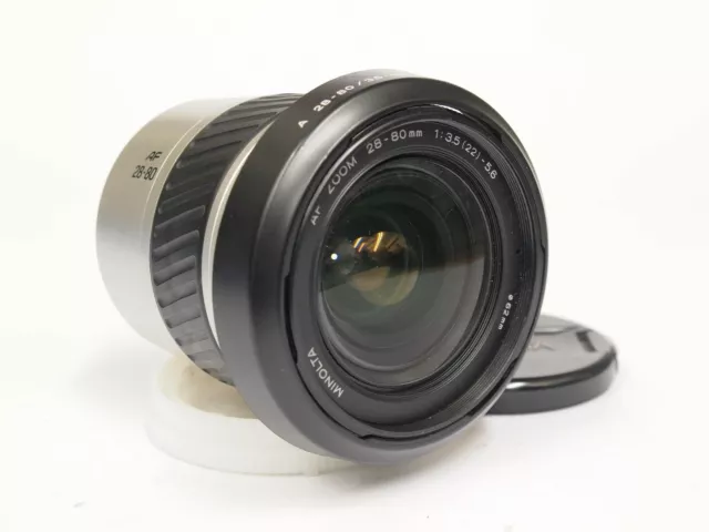 Minolta Af 28-80mm F3.5-5.6 Zoom Objectif Stock No c1250