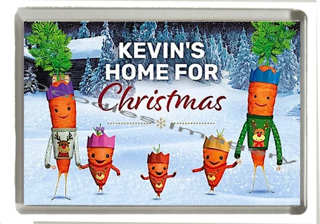 Christmas Kevin the Carrot - Aldi Advert- Fridge Magnet - Jumbo 90mm x 60mm Size