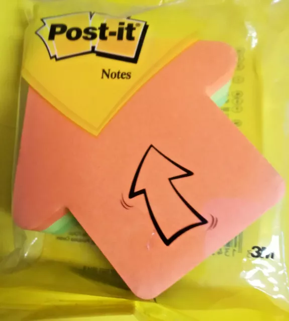 (TG. 70 mm x 70 mm) Post-it 27066 Blocchetto a Forma di Freccia, 225 Fogli, 70 m