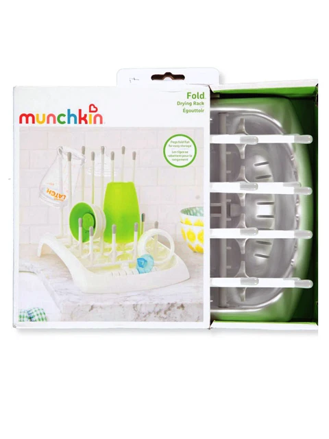 Munchkin Fold Drying Rack - white/multi, one size