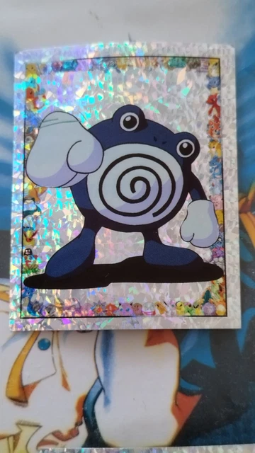 1999 Tartard Poliwrath card prism holo MERLIN S12 TOPPS POKEMON STICKERS