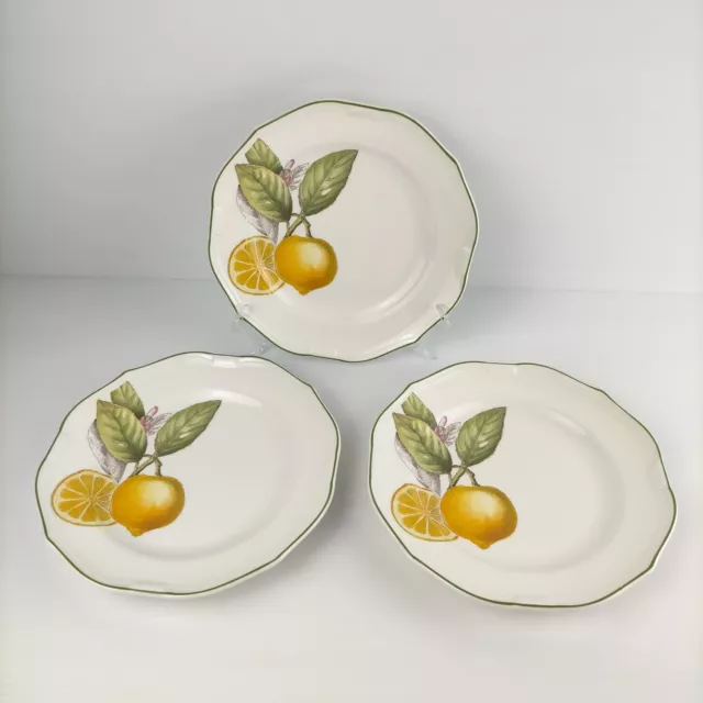 3 x Villeroy & Boch CASCARA Replacement Side Plates Salad Germany 21 cm