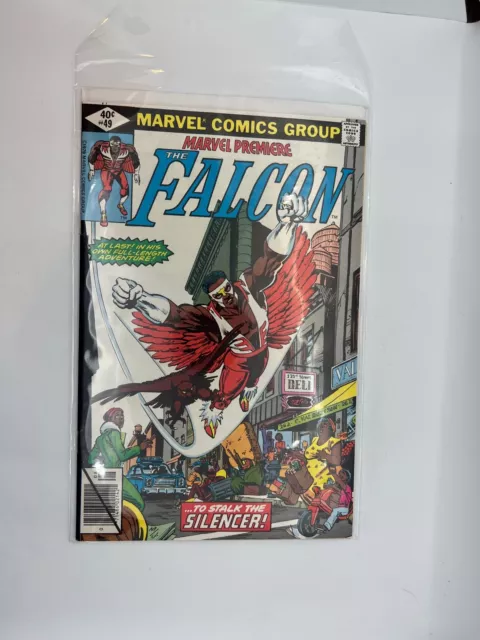 MARVEL PREMIERE 1st FALCON Solo Story #49 Sam Wilson 1979 MARVEL Captain America