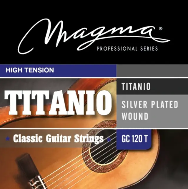 Magma Classical Guitar Strings High Tension Titanium Nylon -Silver Plated Copper