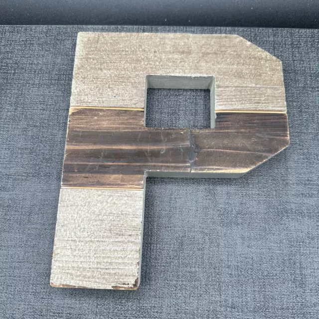 Rustic Wood Letters Wall Hanging tabletop Home Decor Wall Art Distressed 8"