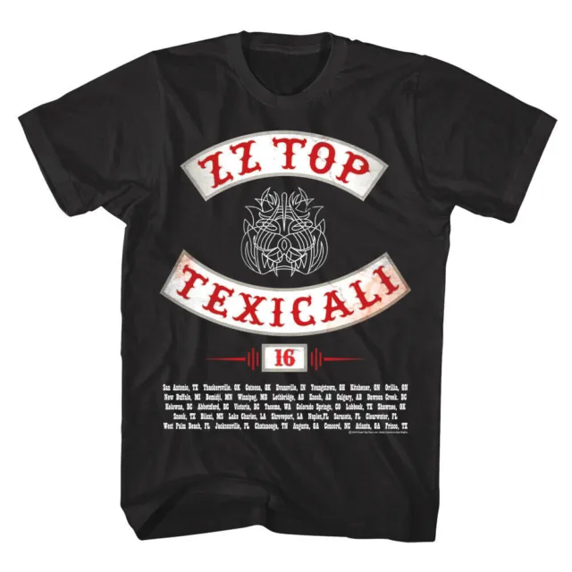 ZZ Top Texicali Tour 2016 Mens Rock Band Live Concert Merch Blues T Shirt NL2806