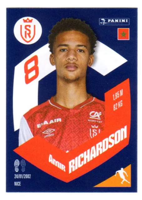 Sticker PANINI FOOT 2024 Ligue 1 #368 Amir RICHARDSON Stade de Reims