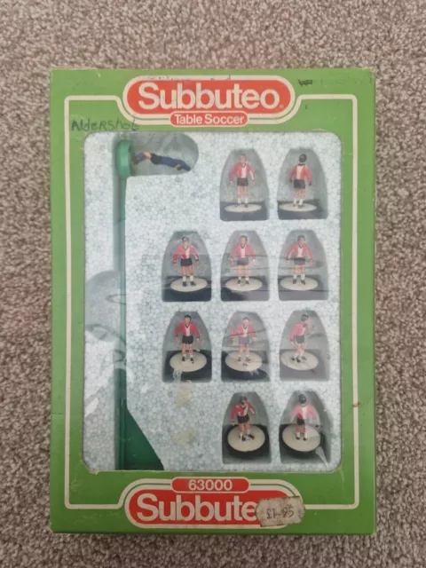 Complete Vintage Subbuteo Lw Lightweight Southampton 350 Football Team