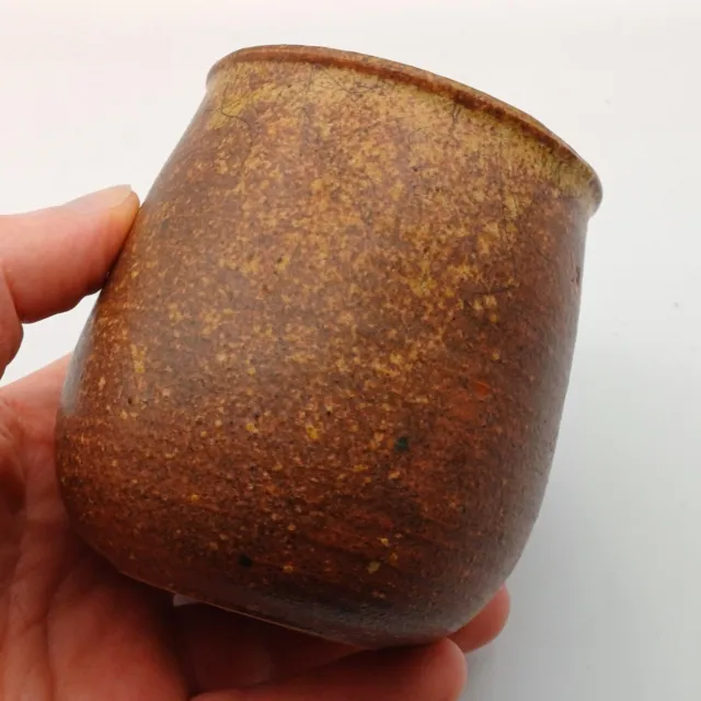 Studio Pottery Signed Brown Glaze Vase A/F Arabia Finland?