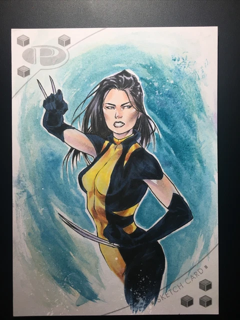 2017 Marvel Premier X-23 Wolverine 5x7 sketch Idan Knafo