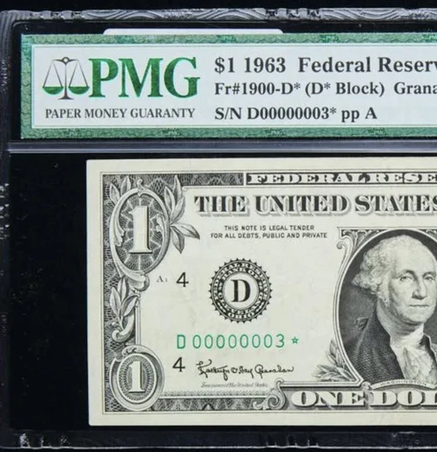 Low Serial Single Digit Super Binary Star Note Number 00000003*  Unique Rare🔥