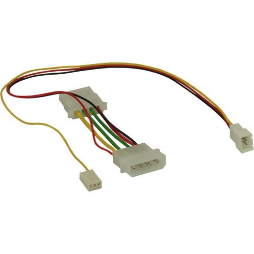 10x cavi adattatore ventola InLine 12V a 7V con segnale tachimetro 0,3m