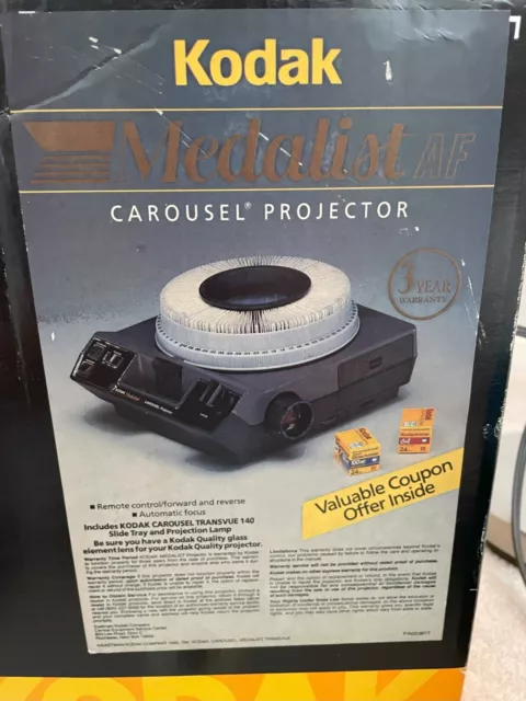 Kodak Medalist AF Slide Projector with Raynex Zoom Lens and Kodak Carousel