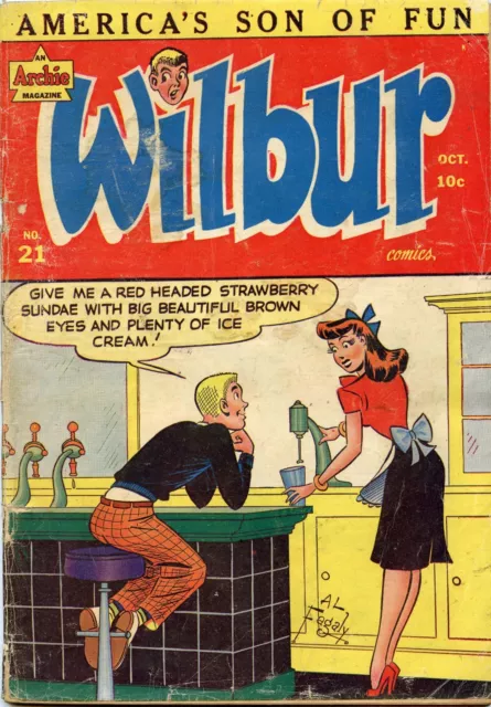 Wilbur #21 GD 2.0 Comic Book Archie 1948