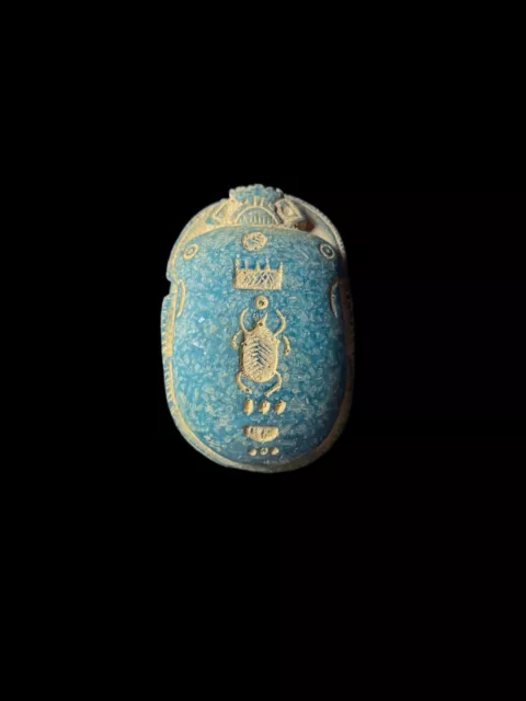 Ancient Symbol of Protection Scarab Beetle made in Egypt from Stone