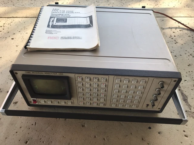 Applied Data Communications ADC 150  TIA-153-11 Time Interval Analyzer w/INST BK