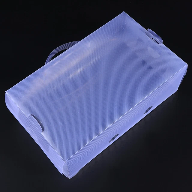 Zapatos señora caja de plástico transparente tipo cajón zapatos