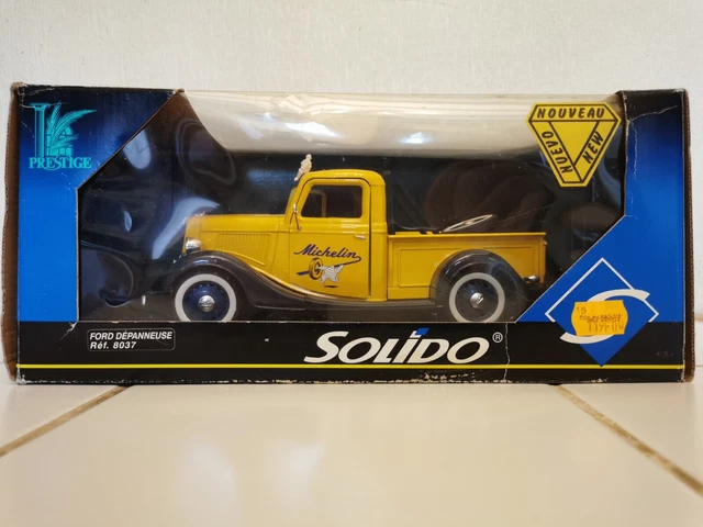 Pneu Miniature Pour Dépanneuse Solido Ford V8 1936 – Échelle 1/19 – Occasion Avec Traces D’usure