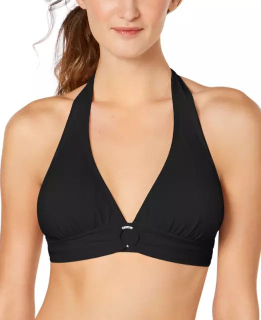 Michael Kors Women's Logo-Ring Halter Bikini Top