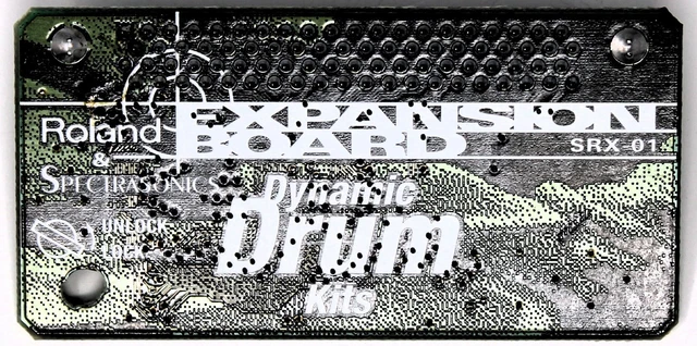 ROLAND SRX-01 DYNAMIC Drum Kits Expansion Board Working Tested