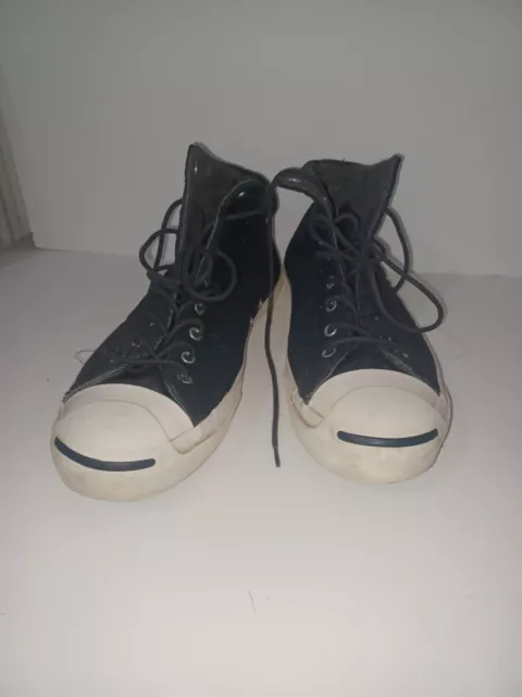 Converse Jack Purcell 144372C Mid black Men's size 11.5 women's 13