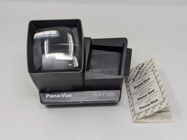 Vintage Pana-Vue Slide Viewer Automatic View Master For 2x2 Slides TESTED Works