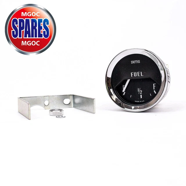 CLASSIC MGB/MGB GT/MG Midget Smiths Chrome Bezel Fuel Gauge BHA4736 £