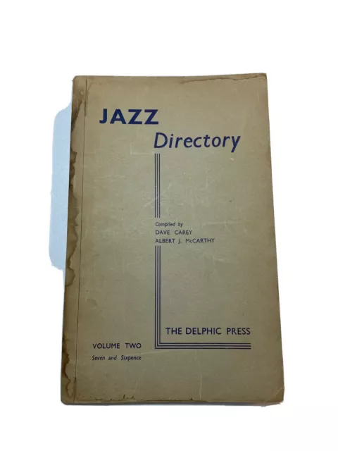 Jazz Directory, The Delphic Press, Vol 2