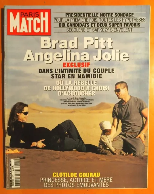 Paris Match N° 2971 du 27/04/2006- Brad Pitt & Angelina Jolie- Clotilde Courau