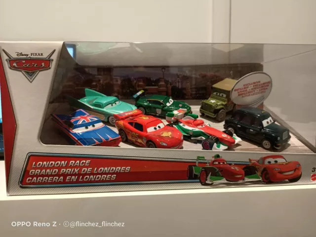 Disney Pixar Cars - London Race - WGP Lightning Mcqueen Official Diecast Cars