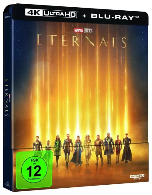 Eternals / 4K Ultra HD & Blu-ray Steelbook / Marvel  / NEU & OVP