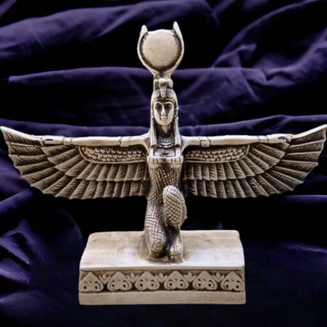 Authentic Isis Statue - Goddess of Love, Protection, Beauty - Finest Stone Craft