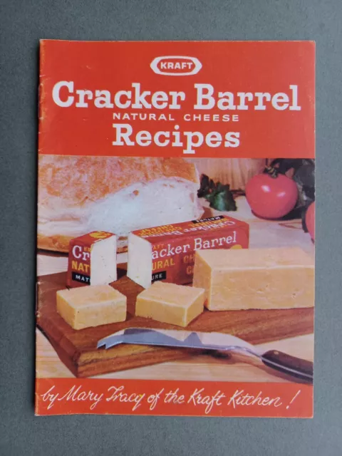 1960s "CRACKER BARREL CHEESES" RECIPE BOOKLET P/B 1960s "CRACKER BARREL CHEESES" RECIPE BOOKLET P/B