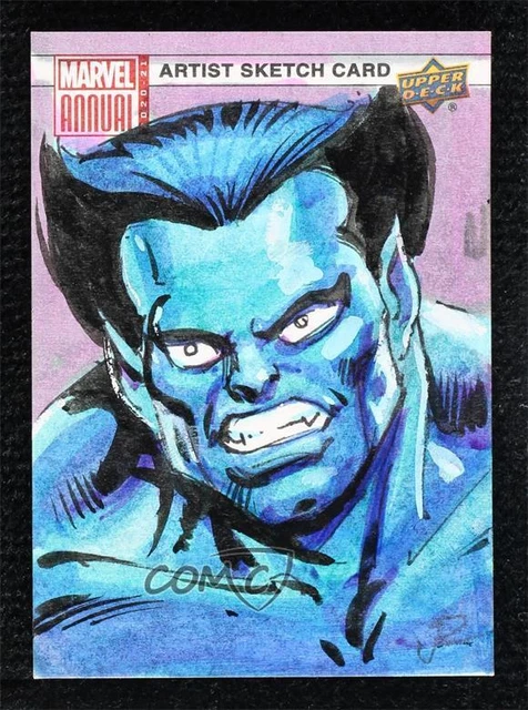 2020-21 Upper Deck Marvel Annual Sketch Cards 1/1 Joe Rubinstein #SKT Auto 2y5