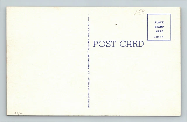 Mitchell IN- Indiana, Aerial View Spring Mill Inn, State Park, Vintage Postcard 2