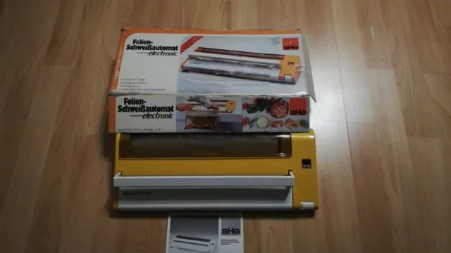 Retro Folienschweiß- Automat SHG/658 / mit OVP und Anleitung voll funktionsfähig