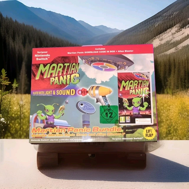 Nintendo Alien Controller NINTENDO SWITCH MARTIAN Panic Bundle Alien Blaster Gun Arcade Action ...