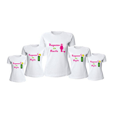Pacchetto T-Shirt Magliette da Donna Personalizzate per Addii al Nubilato "Ra...