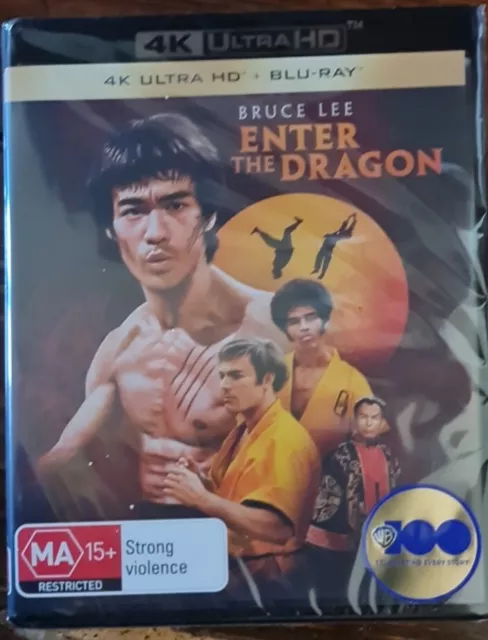 Enter The Dragon Bruce Lee 4K Ultra HD + Blu-ray BRAND NEW Region B