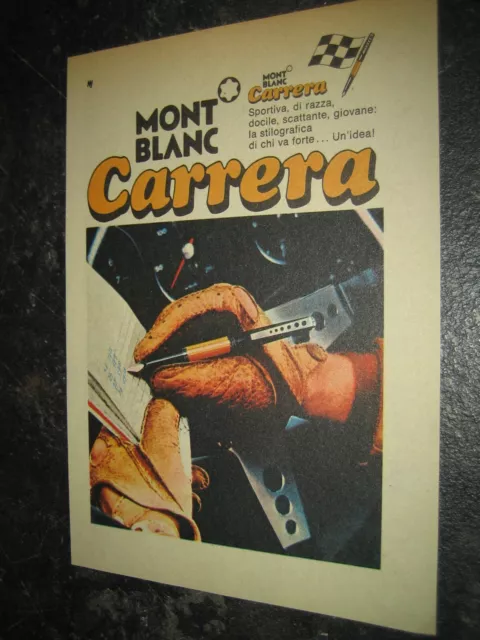 1971 0#2 MONTBLANC Carrera Werbung advertising ad pubblicita ( Katalog catalogue