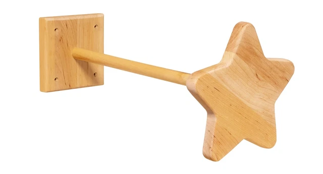 BioKinder Betthimmel-Halter Himmelbett-Halterung Aufhängung Stern Bio Holz NEU