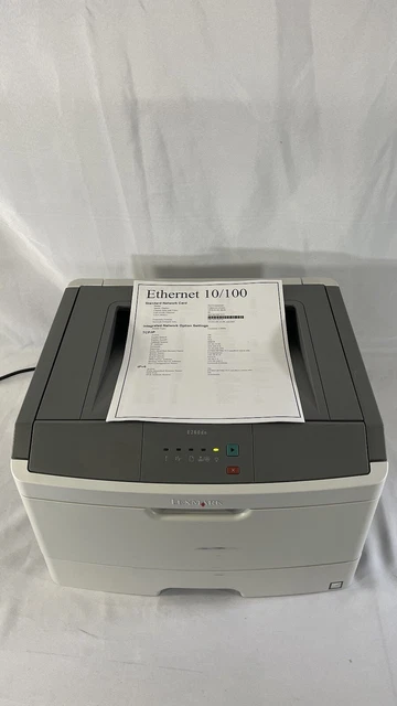Lexmark E260dn Workgroup Laser Printer w/ Toner. 17K Page Count. TESTED